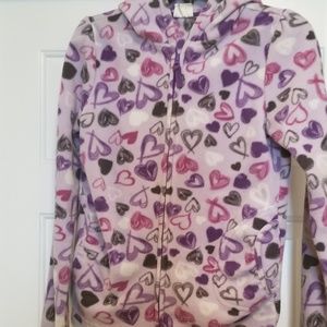 💞Crazy 8 Hearts Fleece Purple Jacket